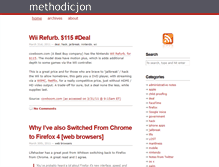 Tablet Screenshot of methodicjon.com